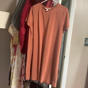 Forever 21 orange T-shirt dress